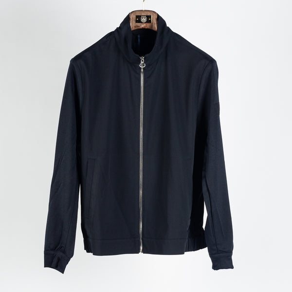 Navy Tivoli Stretch Zip Overshirt