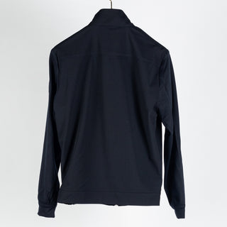 Blue Industry Navy Tivoli Stretch Zip Overshirt - Jersey, Polyester, Viscose, Regular Fit, Solid - View 5