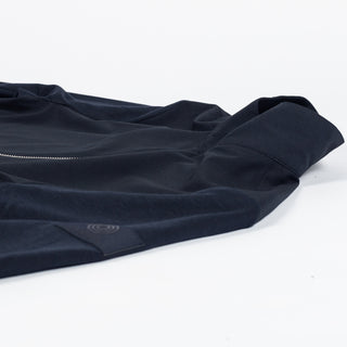Blue Industry Navy Tivoli Stretch Zip Overshirt - Jersey, Polyester, Viscose, Regular Fit, Solid - View 8