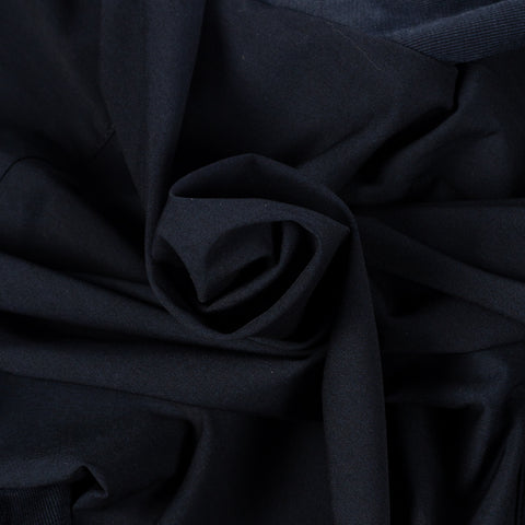 Blue Industry Navy Tivoli Stretch Zip Overshirt - Jersey, Polyester, Viscose, Regular Fit, Solid - Alternate View