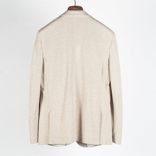 Blue Industry Textured Tan Sport Jacket - Cotton, Denim, Lyocell, Slim Fit, Solid - View 5