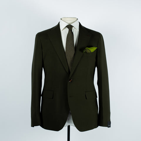 Tagliatore Forest Green Stretch 2pc Suit 1