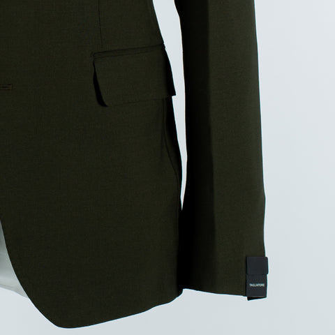 Tagliatore Forest Green Stretch 2pc Suit 4
