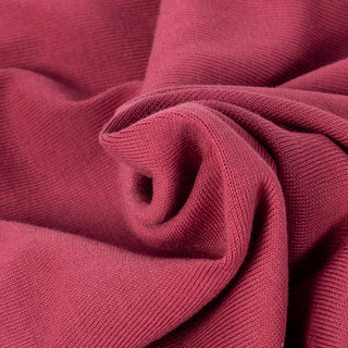 Gran Sasso Magenta 2-ply Cotton Crewneck Knit T-shirt - Cotton, Regular Fit, Made In Italy - Alternate View