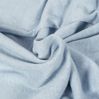 Gran Sasso Light Blue Spring Hooded Knit - Cotton, Linen, Denim, Made In Italy - Alternate View