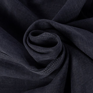 Wythe Faded Navy Japanese Cotton Herringbone Barn Jacket - Cotton, Twill, Oxford - Alternate View