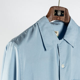 Wythe Wythe Faded Bench Blue Tencel Camp Collar Patio Shirt 3
