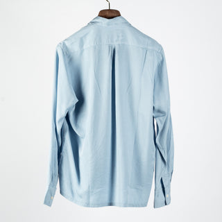 Wythe Wythe Faded Bench Blue Tencel Camp Collar Patio Shirt 5