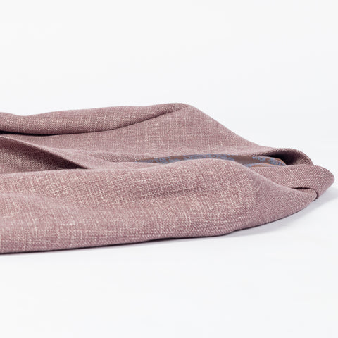 Empire Textured Lavender Wool Silk Linen Blazer - Brown, Wool, Linen, Silk, Made In Canada - View 8