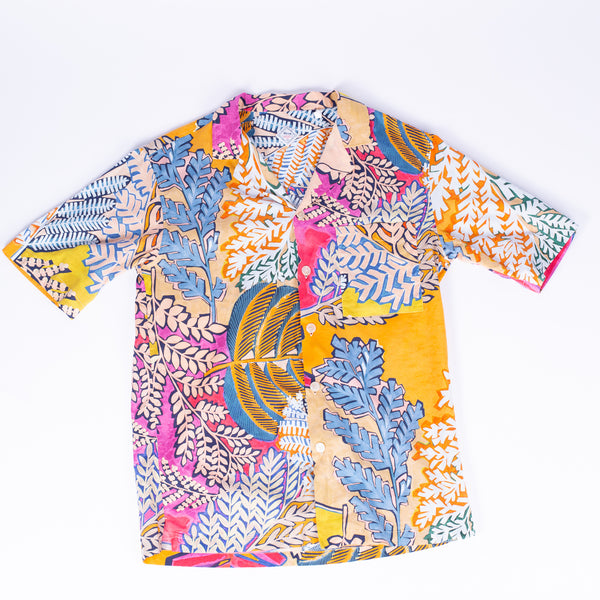Hawaiian Camp Collar Short Sleeve Button Up