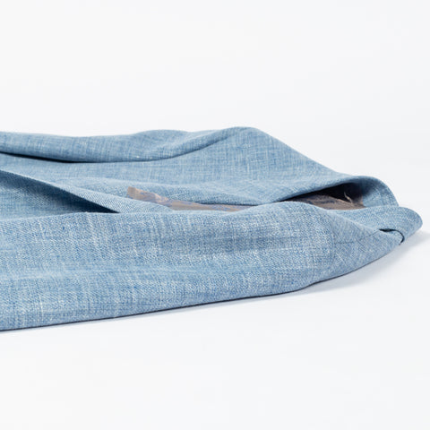 Empire Textured Sky Blue Linen Wool Blazer - Wool, Linen, Made In Canada - View 7