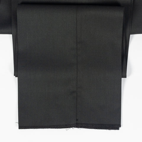 Empire Dark Forest Green Wool Suit - Tan, Wool, Floral, Made In Canada - View 10