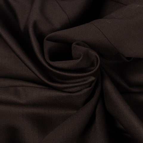 Empire Brown Wool Suit - Wool, Floral, Made In Canada - Alternate View