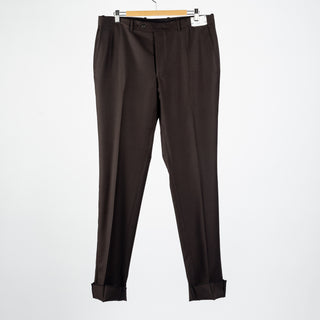 Empire Brown Wool Suit - Wool, Floral, Made In Canada - View 9