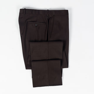 Empire Brown Wool Suit - Wool, Floral, Made In Canada - View 16