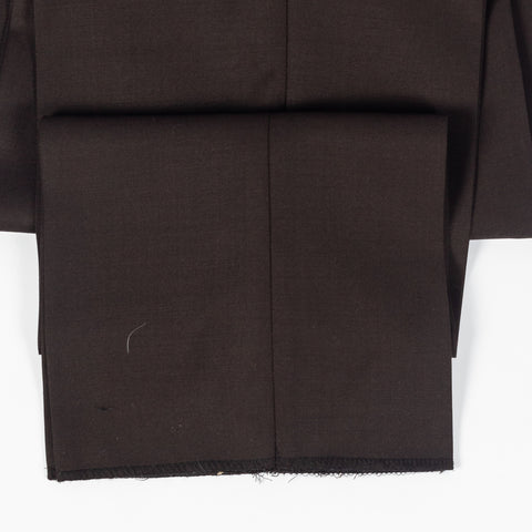 Empire Brown Wool Suit - Wool, Floral, Made In Canada - View 10
