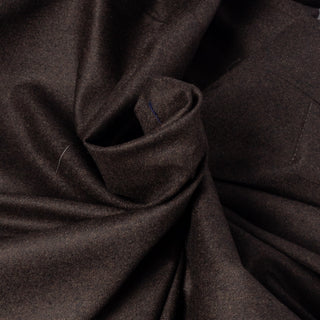 Empire Textured Brown Wool Suit - Wool, Floral, Made In Canada - Alternate View