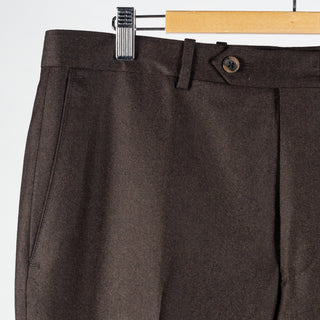 Empire Textured Brown Wool Suit - Wool, Floral, Made In Canada - View 11