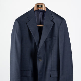 Empire Deep Navy Birdseye Wool Suit - Wool, Made In Canada - View 6