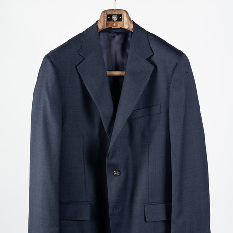 Empire Deep Navy Birdseye Wool Suit - Wool, Made In Canada - View 6