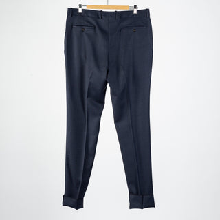 Empire Deep Navy Birdseye Wool Suit - Wool, Made In Canada - View 13