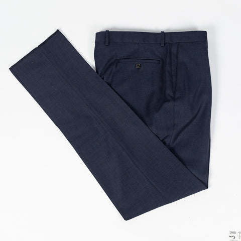 Empire Deep Navy Birdseye Wool Suit - Wool, Made In Canada - View 15