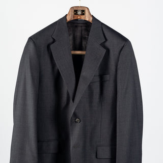 Empire Birdseye Charcoal 3pc Suit - Wool, Made In Canada - View 6