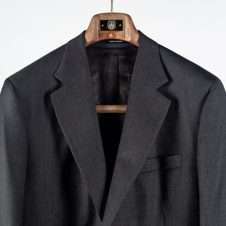 Empire Birdseye Charcoal 3pc Suit - Wool, Made In Canada - View 7