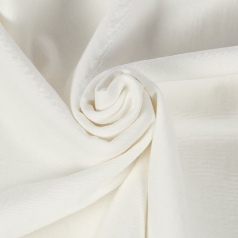 Merz b. Schwanen White 215 Loopwheeled Midweight T-Shirt - Cotton, Jersey, Knit, Made In Germany - Detail View