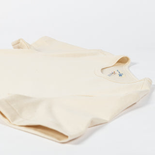 Merz b. Schwanen Nature 215 Loopwheeled Midweight T-Shirt - White, Cotton, Jersey, Knit, Made In Germany - View 8