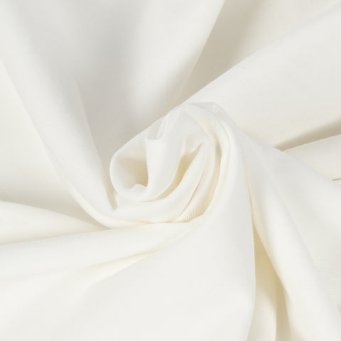Merz b. Schwanen White 2M06 Mid-Century Long Sleeve Henley - Tan, Cotton, Jersey, Woven, Made In Germany - Detail View