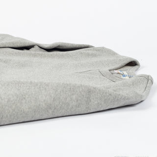 Merz b. Schwanen Grey Melange 3M46 Mid-Century Fleece Sweatshirt - Cotton, Classic Fit, Knit, Made In Germany - View 9