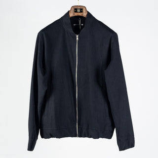 Strellson Navy Jason Jacket - Polyester, Regular Fit, Knit