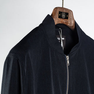 Strellson Navy Jason Jacket - Polyester, Regular Fit, Knit - Detail View