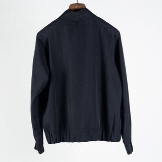 Strellson Navy Jason Jacket - Polyester, Regular Fit, Knit - Back View
