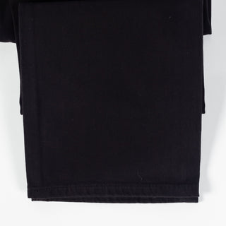 AG Everett Sueded Stretch Sateen Super Black Denim - Cotton, Denim, Velvet, Straight Fit, Knit - Alternate View