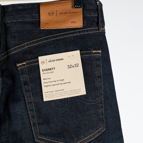 AG Everett 2yr Emmet Comfort Stretch Denim - Tan, Cotton, Denim, Stretch, Straight Fit - View 7