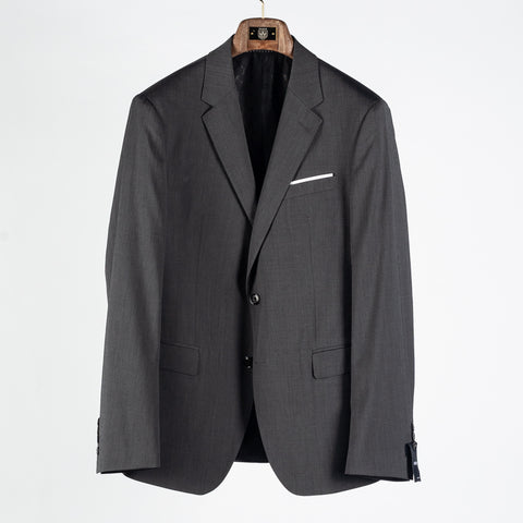 Joop Charcoal Herby-Blayr Wool Suit - Wool, Slim Fit, Solid