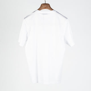 Gran Sasso White Cotton Filo di Scozia T-Shirt 4