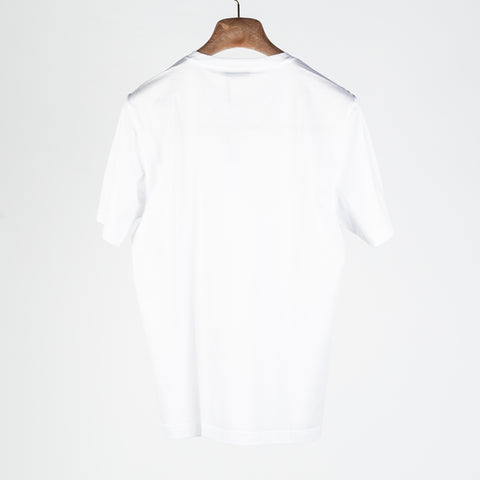 Gran Sasso White Cotton Filo di Scozia T-Shirt 4