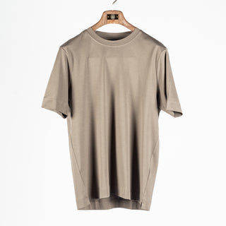 Gran Sasso Taupe Pima Interlock T-Shirt 1
