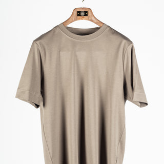 Gran Sasso Taupe Pima Interlock T-Shirt 5