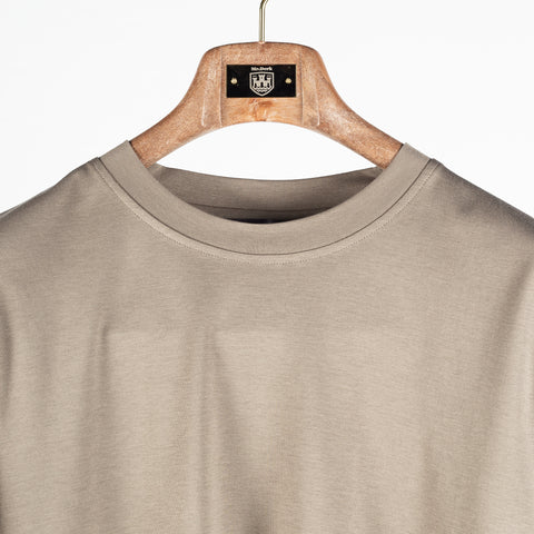 Gran Sasso Taupe Pima Interlock T-Shirt 6