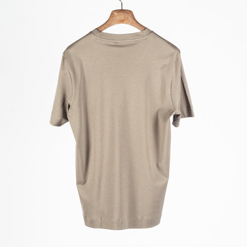 Gran Sasso Taupe Pima Interlock T-Shirt 4