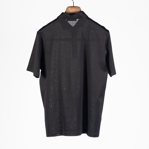 Gran Sasso Black Cotton Filo di Scozia Polo 4