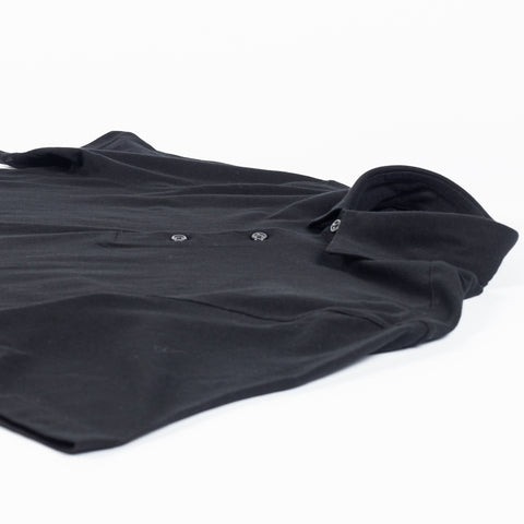 Gran Sasso Black Micro-Piqué Polo 7