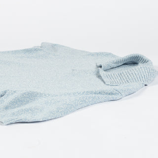 Gran Sasso Light Blue Bouclé Knit Polo 7