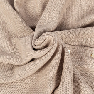 Gran Sasso Taupe Silk Knit Polo 2