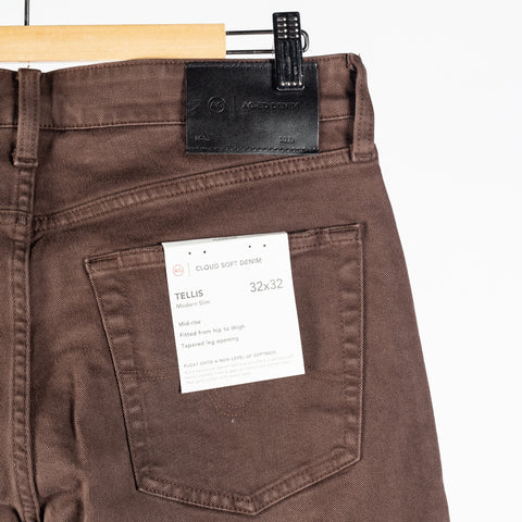 AG Tellis Modern Slim 7 Years Sulfur Oak Barrel Denim 7
