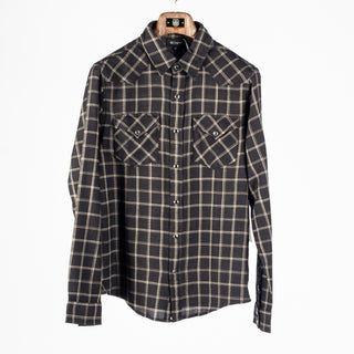 AG Black Checked Huston Western Shirt 1